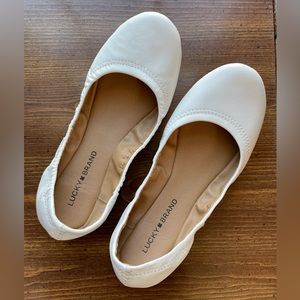 Lucky Brand - White Emmie ballet flats | Shoes | Size 8.5